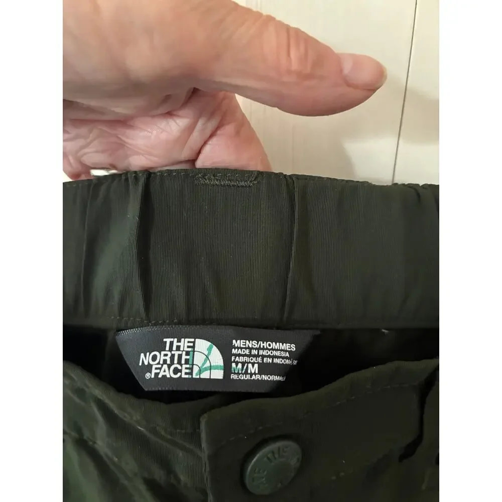 The North Face Pants Convertible Utility Hiking Dark Green Nylon Ripstop Men's M